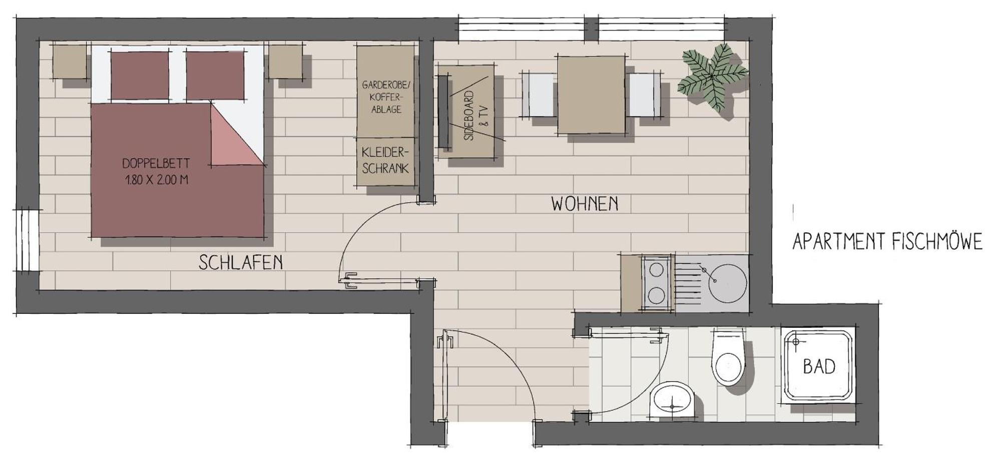 Apartmenthaus Moewenschrei 인젤 포엘 외부 사진